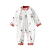 100% Cotton Breathable Baby Romper with Snap Button Closure Infant Jumpsuit video