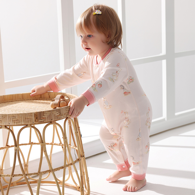 OEM Silkworm Silk Blend Baby Romper with Breathable Fabric and Eco-Friendly Material for Newborns