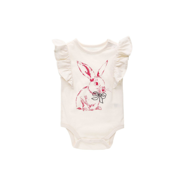 Eco Friendly Bamboo Fabric Baby Bodysuit with Customizable Design and Breathable & Anti-Bacterial Features