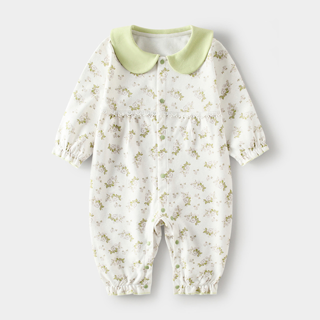 Factory Direct Sale Bamboo Cotton Gauze Comfortable Breathable Eco-friendly Baby Rompers Infant Bodysuit
