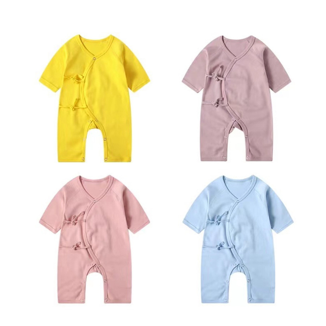 Eco Friendly Bamboo Baby Romper with Breathable Fabric and Customizable OEM Design