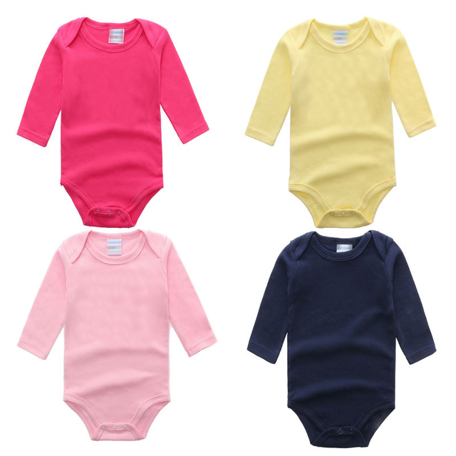 100% Cotton Baby Romper - Eco-friendly Soft Comfortable Infant Jumpsuit with Custom Designs