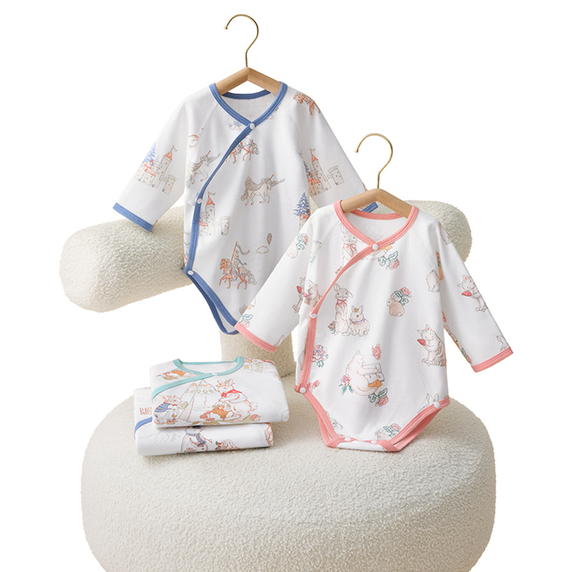 Eco-friendly Baby Romper and Toddler Onesie with 50% Cotton 50% Viscose for Comfortable Breathable Wear