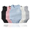 Wholesale Custom Logo 100% Cotton Breathable Baby Romper Newborn Baby Clothes for Toddler video