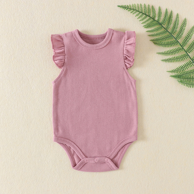 Eco-friendly Soft Comfortable Baby Romper with Breathable Cotton and Custom Designs for Newborns