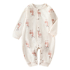 Custom Button Design Baby Rompers Infant Jumpsuit with Regenerated Cellulose Fiber & Cotton & Spandex for Comfortable Breathable Wear video