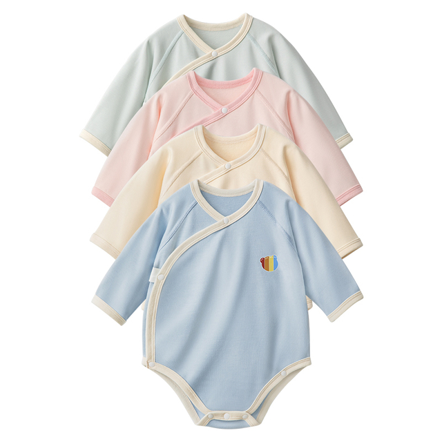 Eco-friendly Breathable Custom Design Baby Rompers Infant Onesie for 0-2 Years Old