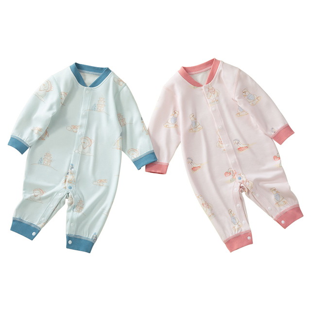 Silkworm Silk Blend Baby Romper with Breathable Fabric and Eco-Friendly Material for Infants