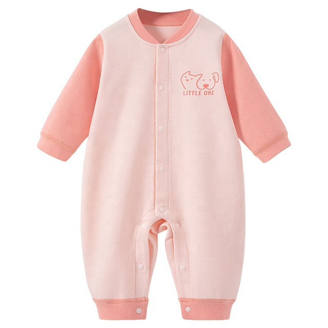 Skin-Friendly Organic Cotton Baby Romper with Comfortable Long Sleeve and Eco-Friendly Soft Fabric