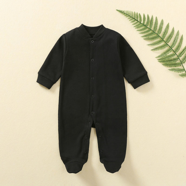 Soft Comfortable 100% Cotton Baby Romper Eco-friendly Newborn Jumpsuit for Infants