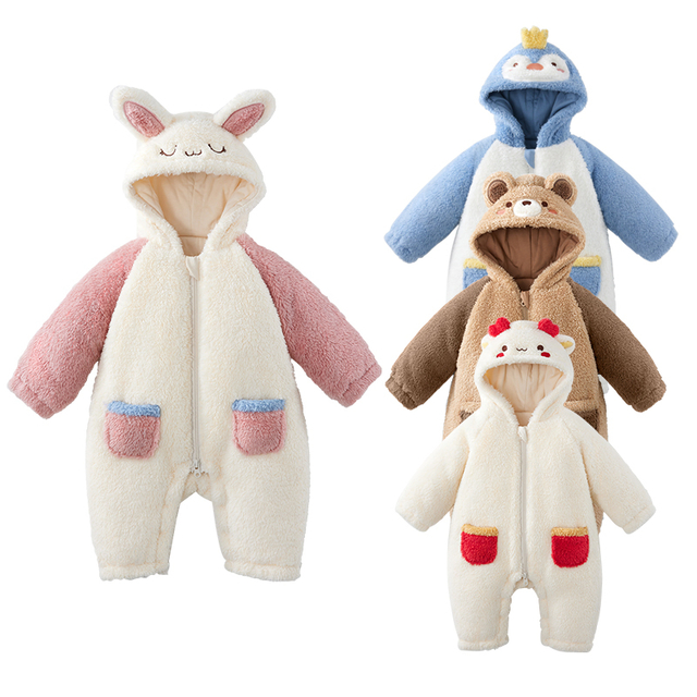 Eco-Friendly Soft Cotton Baby Romper - Breathable Newborn Jumpsuit for Infants
