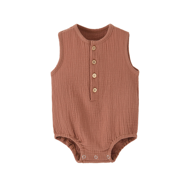100% Cotton Baby Romper with Breathable Fabric and Custom Designs for Newborns