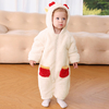 Eco-Friendly Breathable Baby Romper Jumpsuit with Customizable Options for Infants video