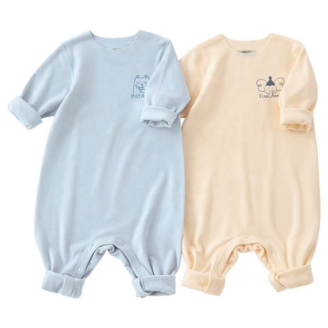 Eco-Friendly Soft Cotton Baby Rompers with Breathable Comfort and Customizable Logo