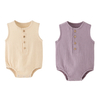 Eco-friendly 100% Cotton Baby Romper with Custom Designs for Newborns 0-24M video