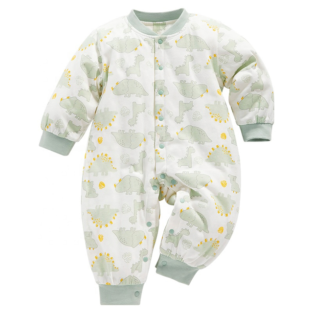 100% Cotton Anti-Bacteria Baby Romper with Constant Temperature Air Layer for Comfortable Baby Jumpsuit
