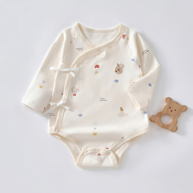 2024 New Arrival 100% Organic Cotton Baby Rompers with Custom Print Designs and Breathable Comfort for Infants