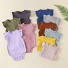 2025 New Baby Romper Eco-friendly Soft Comfortable Breathable Cotton Infant Jumpsuit with Custom Designs video